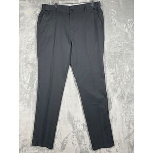 Jack Archer Mens Charcoal Gray Flat Front Golf Performance Pants 36x34